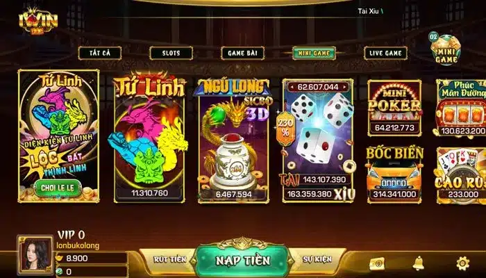 Sảnh Game Bài Tại Cổng Game Iwin